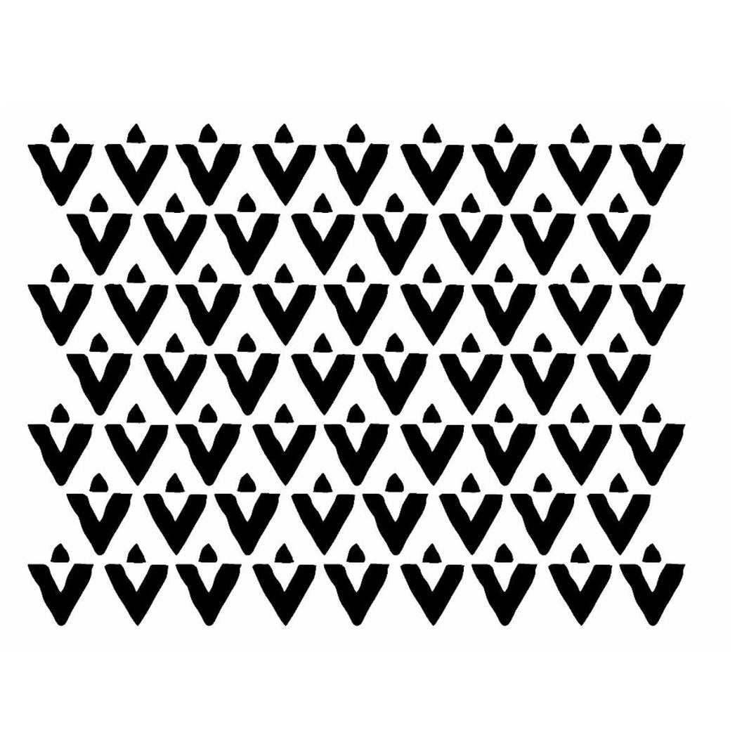 Stencil OPA 15x20 3350 Estamparia Triângulos Irregulares - Palácio da Arte