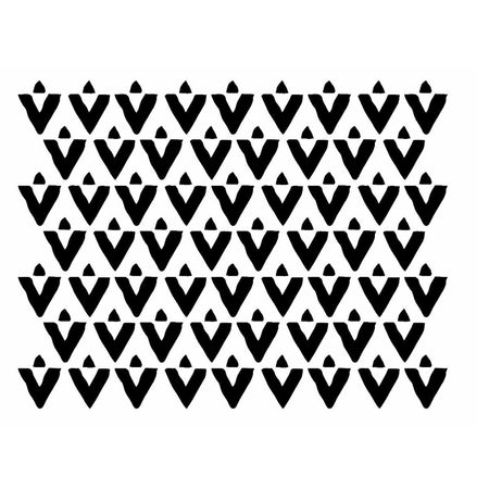 Stencil OPA 15x20 3350 Estamparia Triângulos Irregulares - Palácio da Arte