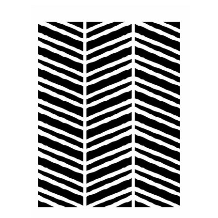 Stencil OPA 15x20 3351 Estamparia Zigue Zague Irregulares - Palácio da Arte