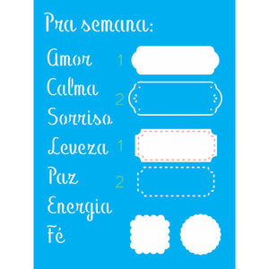 Stencil OPA 15x20 Dia dos Pais 3264 Tags Pra Semana - Palácio da Arte