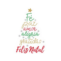 Stencil OPA 15x20 Natal 3450 Árvore de Natal Palavras - Palácio da Arte