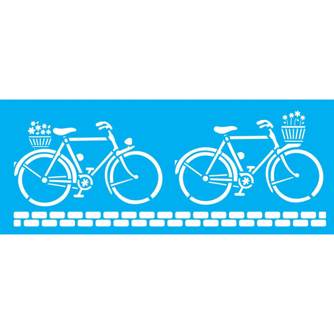 Stencil OPA 17x42 1225 Bicicletas - Palácio da Arte