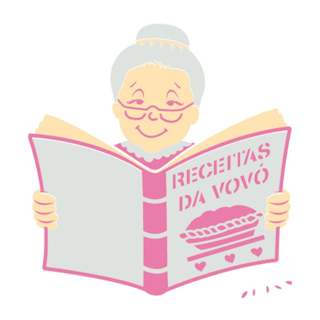 Stencil OPA 17x42 2944 Culinária Receitas da Vovó - Palácio da Arte