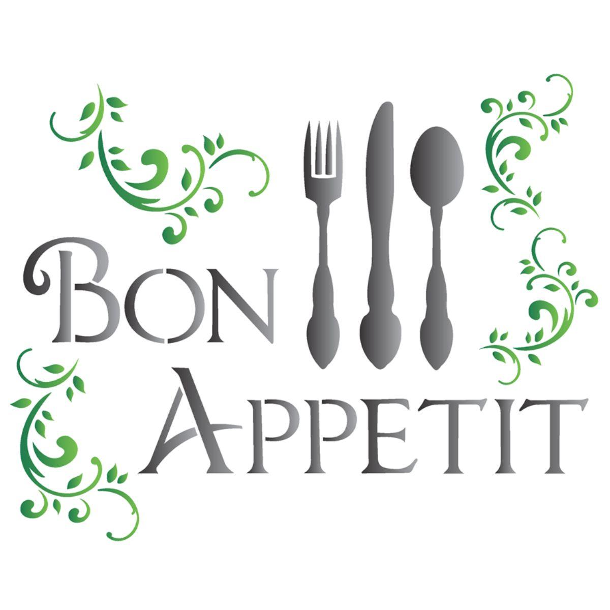 Stencil OPA 20x25 1153 Bom Appetit - Palácio da Arte