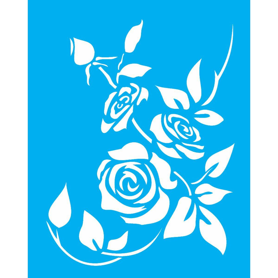 Stencil OPA 20x25 1168 Flores Rosa - Palácio da Arte