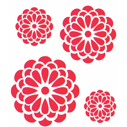 Stencil OPA 20x25 1245 Flores Redondas - Palácio da Arte