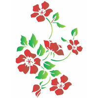 Stencil OPA 20x25 1333 Flor Papoulas - Palácio da Arte