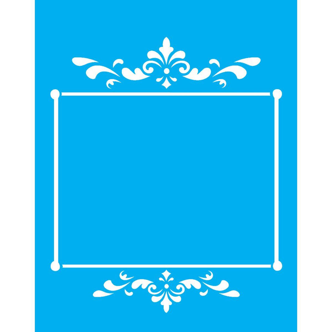Stencil OPA 20x25 1448 Moldura Vintage - Palácio da Arte