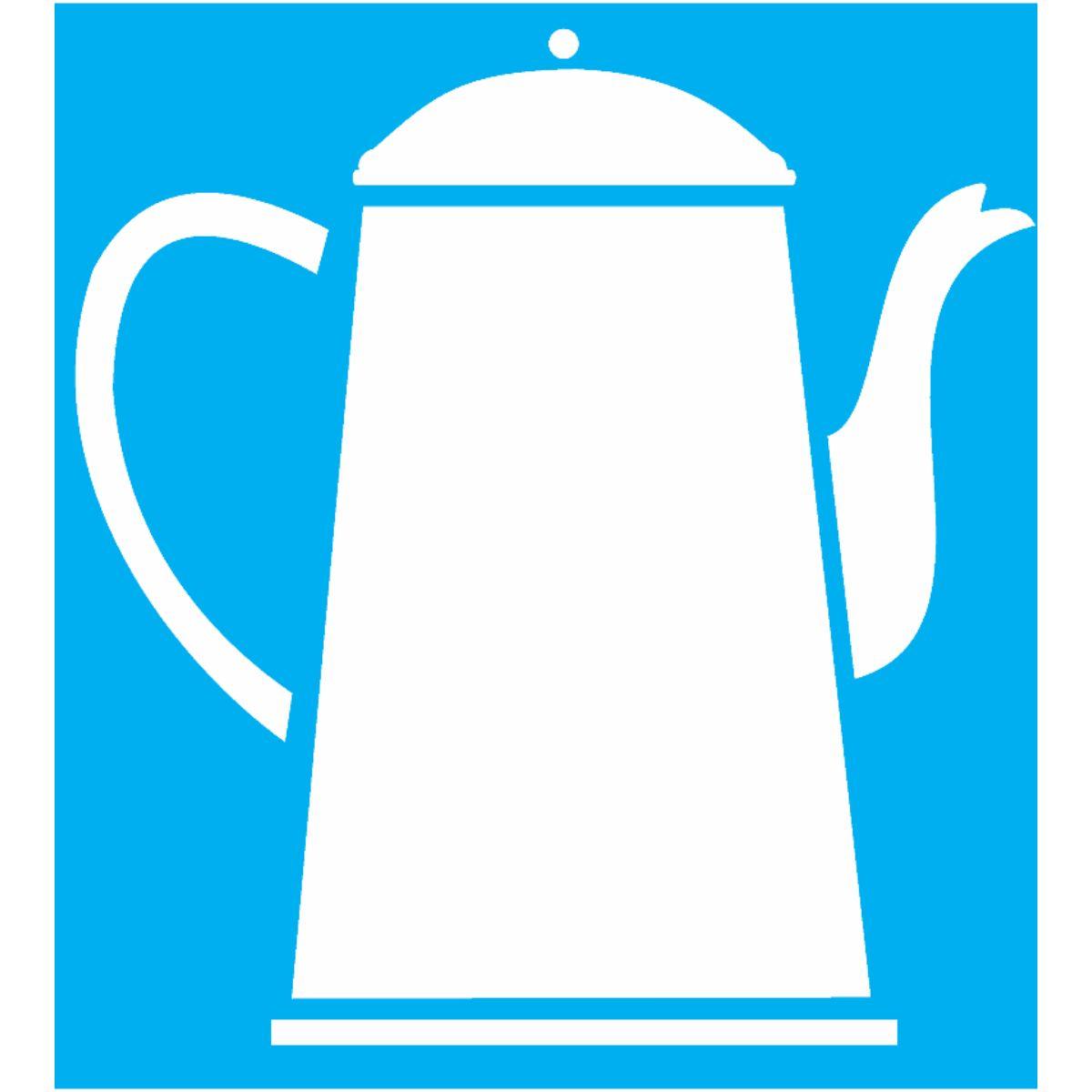 Stencil OPA 20x25 1763 Bule - Palácio da Arte