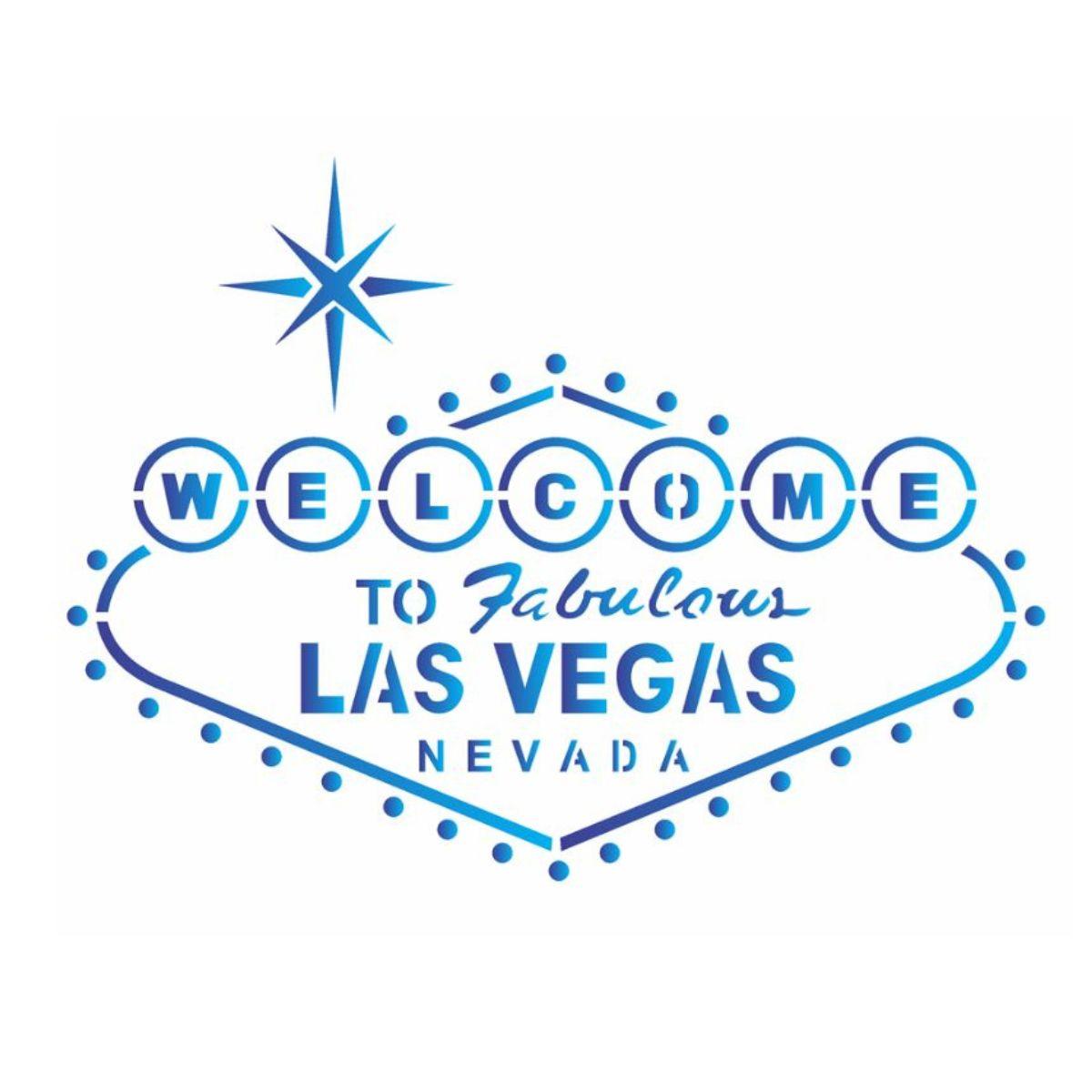 Stencil OPA 20x25 2084 Welcome Las Vegas - Palácio da Arte