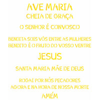 Stencil OPA 20x25 2193 Oração Ave Maria - Palácio da Arte