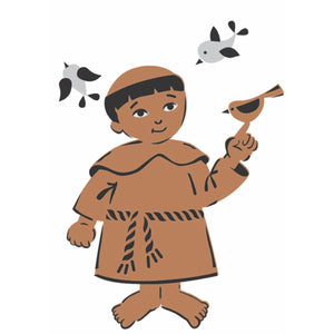 Stencil OPA 20x25 2194 São Francisco de Assis Infantil - Palácio da Arte