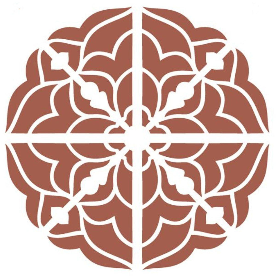 Stencil OPA 20x25 2284 Mandala III Camada I - Palácio da Arte