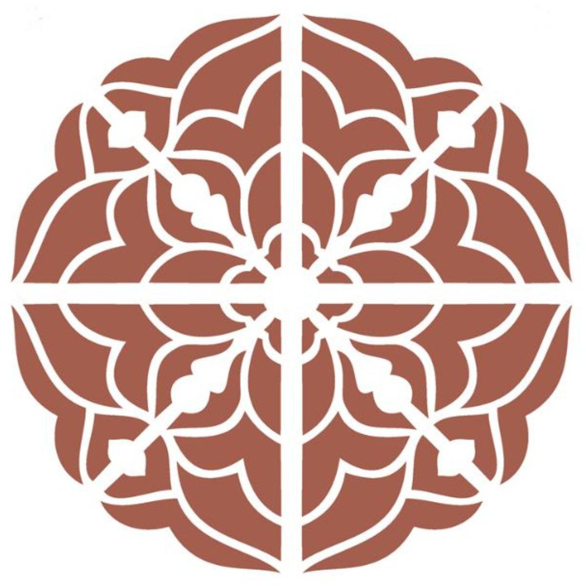 Stencil OPA 20x25 2284 Mandala III Camada I - Palácio da Arte