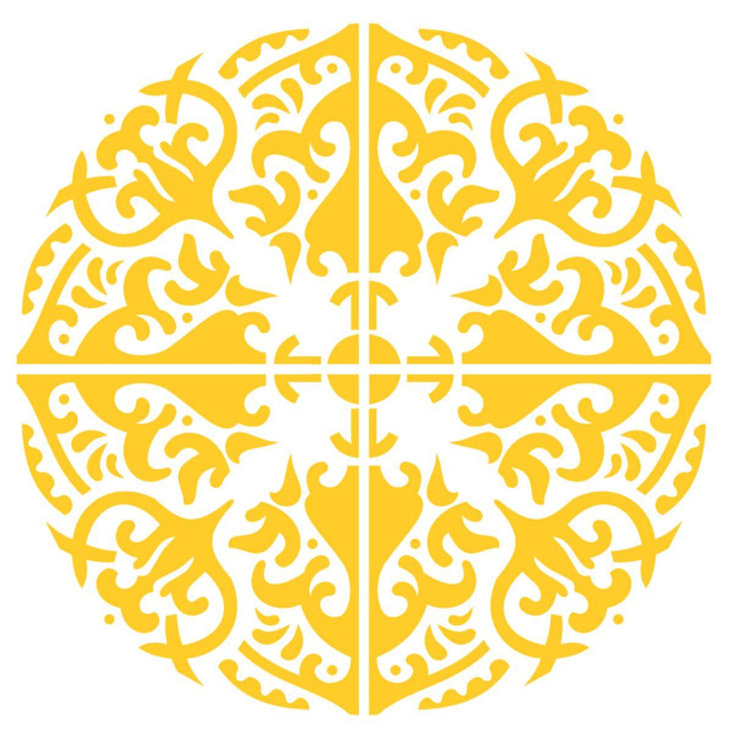 Stencil OPA 20x25 2285 Mandala III Camada II - Palácio da Arte