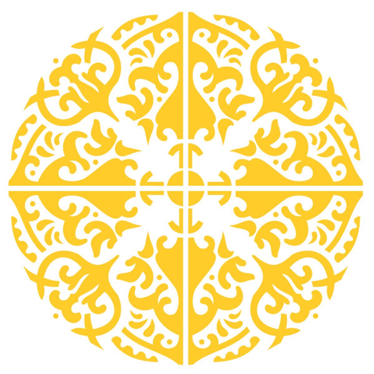 Stencil OPA 20x25 2285 Mandala III Camada II - Palácio da Arte