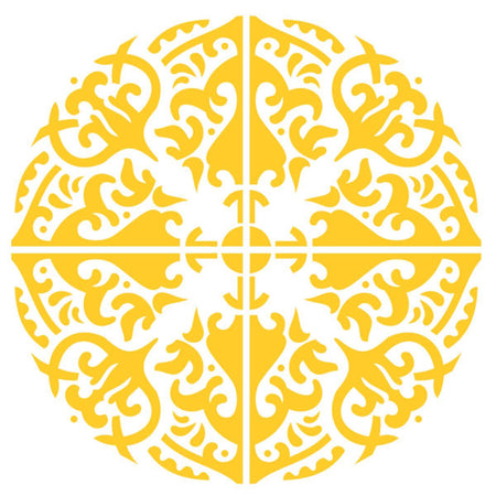 Stencil OPA 20x25 2285 Mandala III Camada II - Palácio da Arte