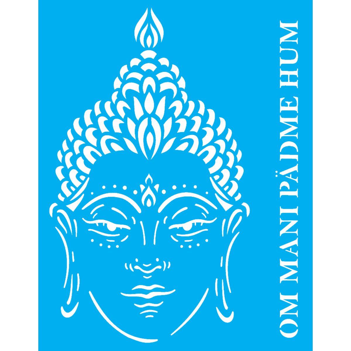 Stencil OPA 20x25 2288 Religião Buda - Palácio da Arte