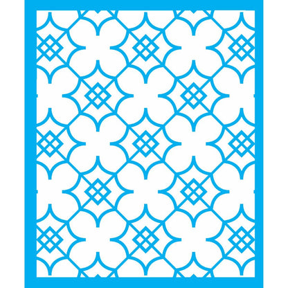 Stencil OPA 20x25 2457 Estamparia Ladrilho Flor - Palácio da Arte