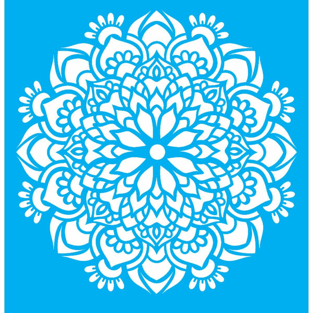 Stencil OPA 20x25 2458 Mandala Flor Bauer - Palácio da Arte