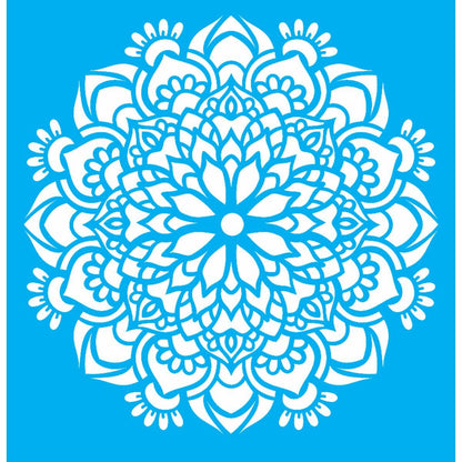 Stencil OPA 20x25 2458 Mandala Flor Bauer - Palácio da Arte
