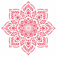 Stencil OPA 20x25 2459 Mandala Flor Oito Pontos - Palácio da Arte