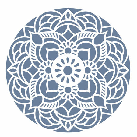 Stencil OPA 20x25 2460 Mandala Flor Redonda - Palácio da Arte