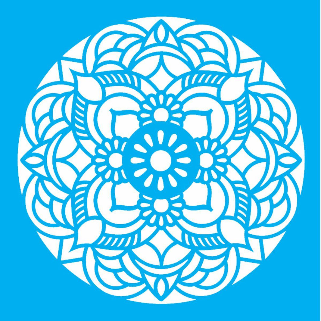 Stencil OPA 20x25 2460 Mandala Flor Redonda - Palácio da Arte