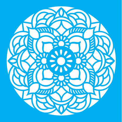 Stencil OPA 20x25 2460 Mandala Flor Redonda - Palácio da Arte