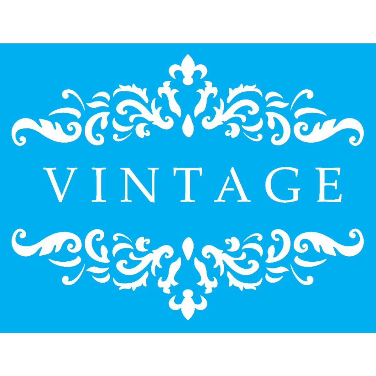 Stencil OPA 20x25 2467 Palavras Vintage - Palácio da Arte