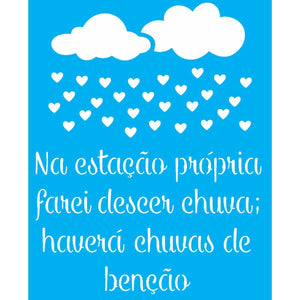 Stencil OPA 20x25 2468 Religião Chuva de Bençãos - Palácio da Arte