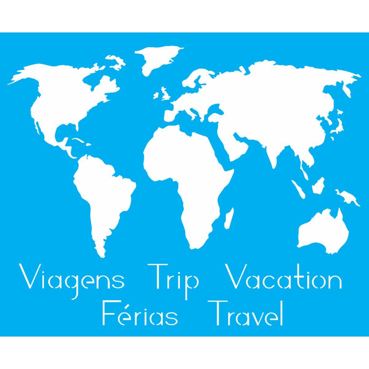 Stencil OPA 20x25 2511 Mapa - Palácio da Arte