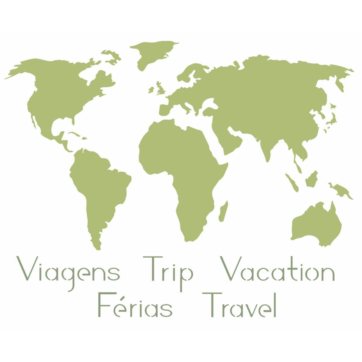 Stencil OPA 20x25 2511 Mapa - Palácio da Arte