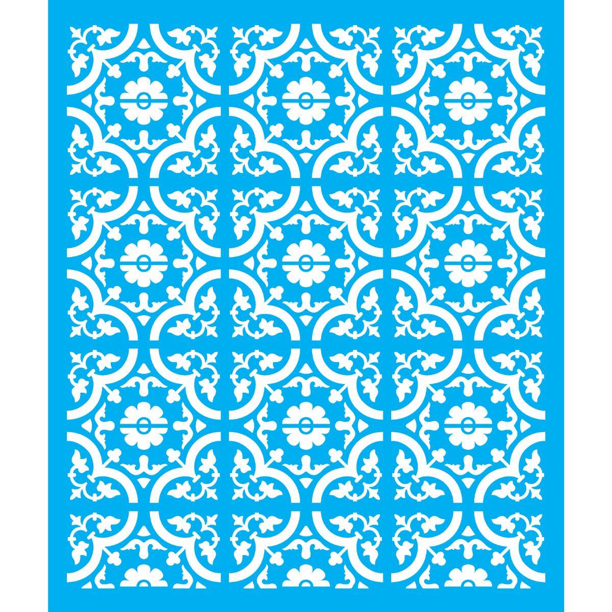 Stencil OPA 20x25 2583 Estamparia Ladrilho I - Palácio da Arte