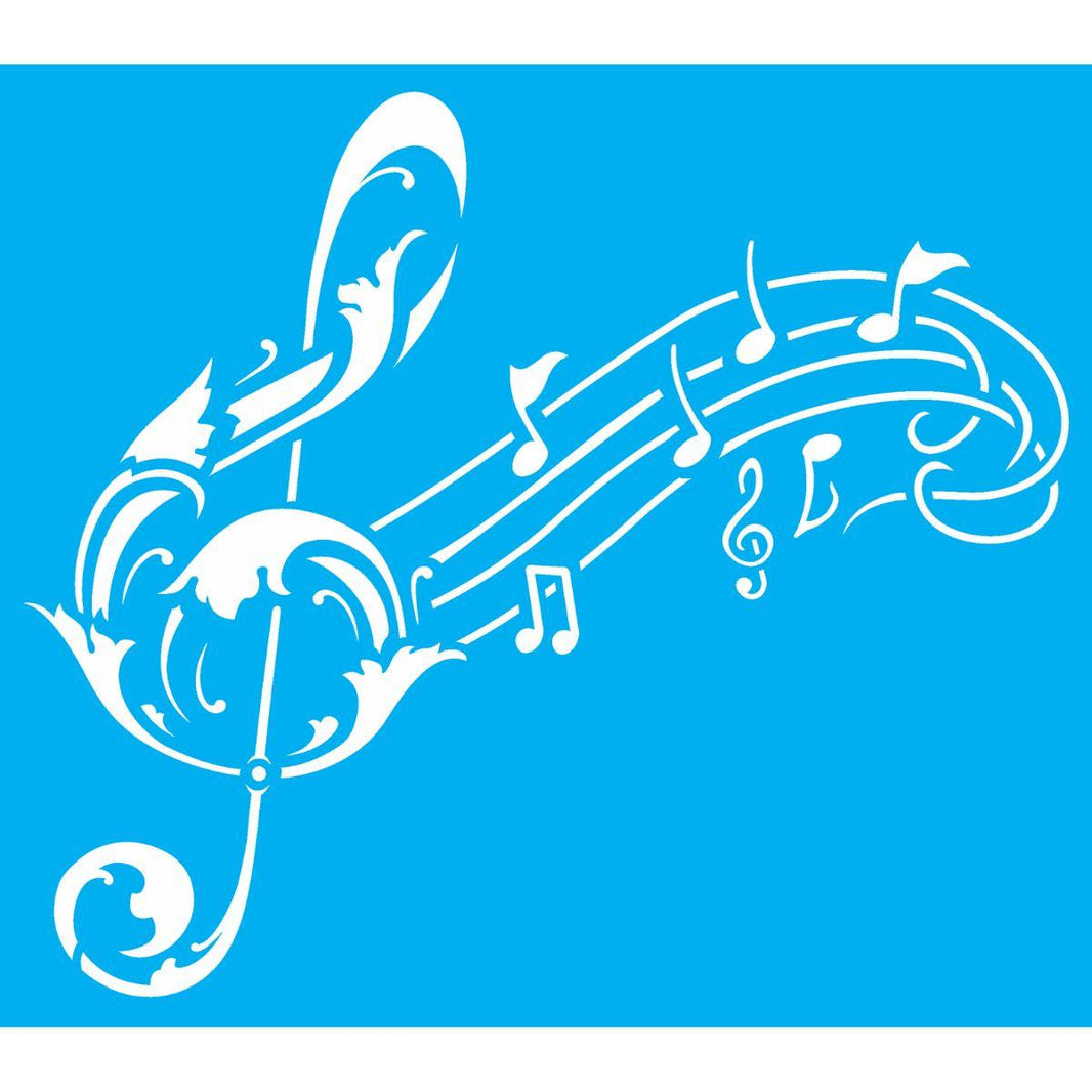 Stencil OPA 20x25 2587 Nota Musical - Palácio da Arte