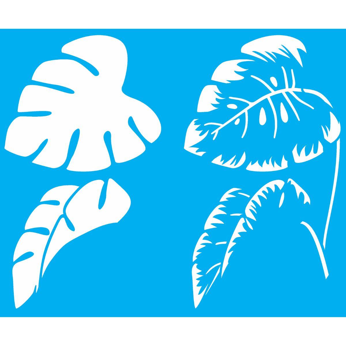 Stencil OPA 20x25 2588 Planta Costela de Adão - Palácio da Arte