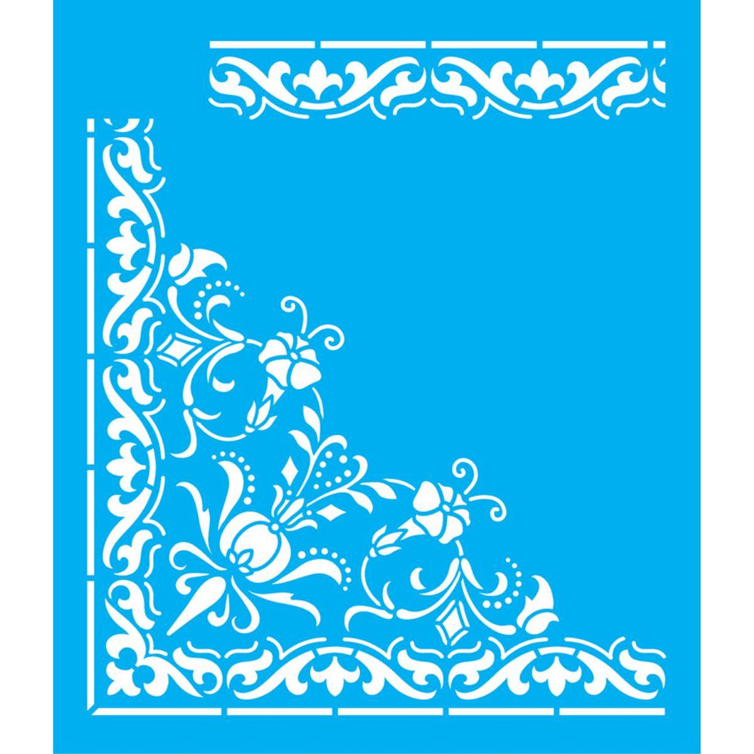 Stencil OPA 20x25 2847 Cantoneira e Moldura - Palácio da Arte