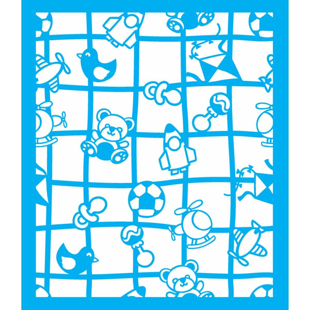 Stencil OPA 20x25 2864 Infantil Estamparia Brinquedos I - Palácio da Arte