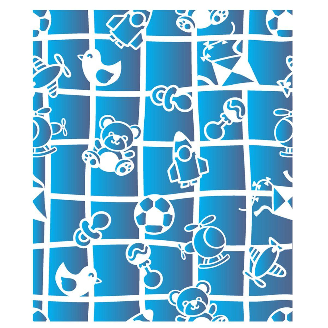 Stencil OPA 20x25 2864 Infantil Estamparia Brinquedos I - Palácio da Arte