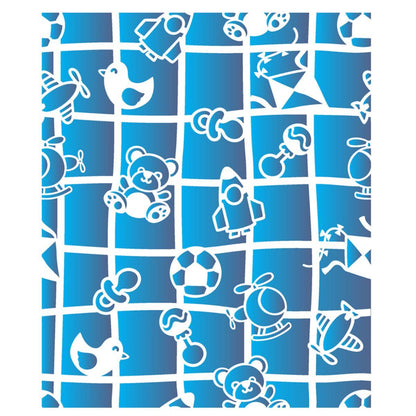 Stencil OPA 20x25 2864 Infantil Estamparia Brinquedos I - Palácio da Arte