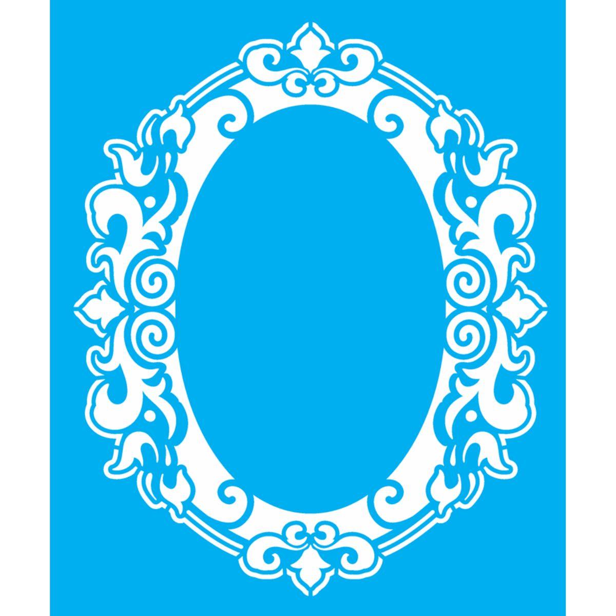 Stencil OPA 20x25 2867 Moldura Arabescos I - Palácio da Arte