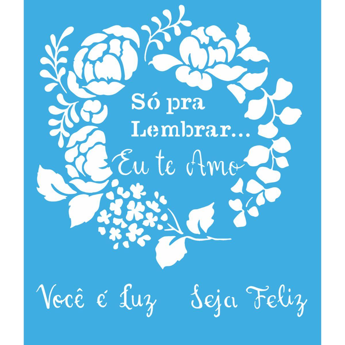 Stencil OPA 20x25 2881 Só Pra Lembrar - Palácio da Arte