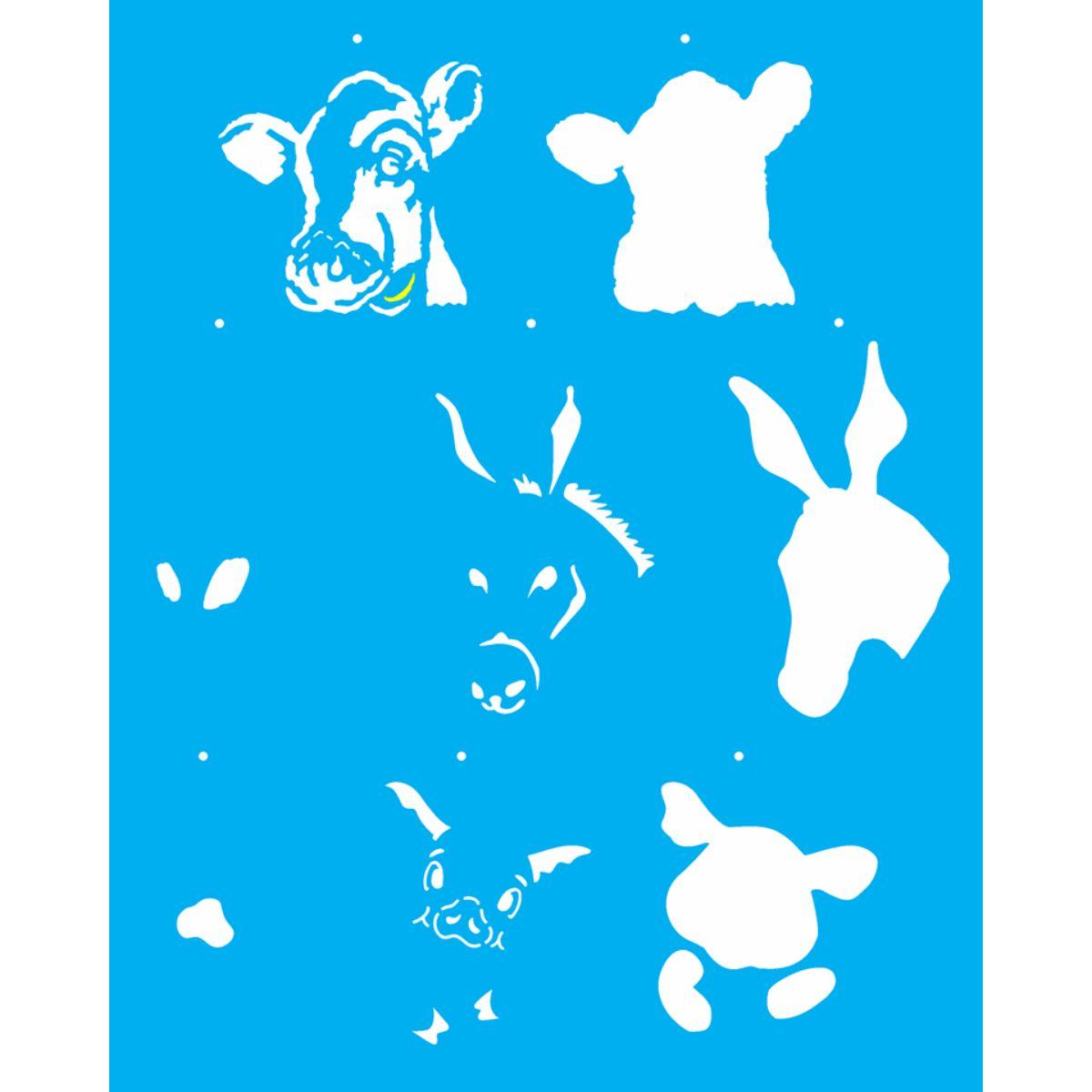 Stencil OPA 20x25 2957 Country Brasil Animais I - Palácio da Arte