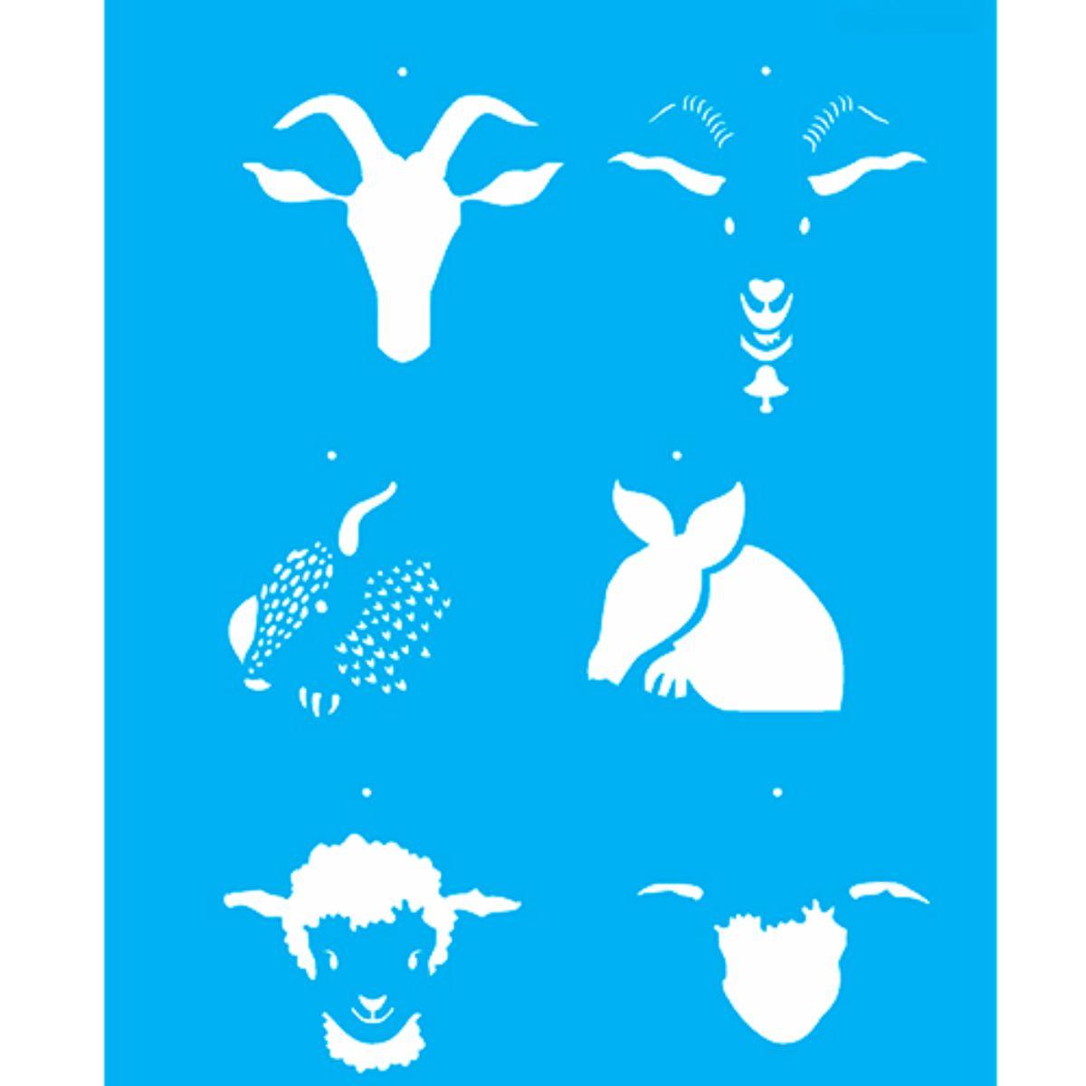 Stencil OPA 20x25 2958 Country Brasil Animais II - Palácio da Arte