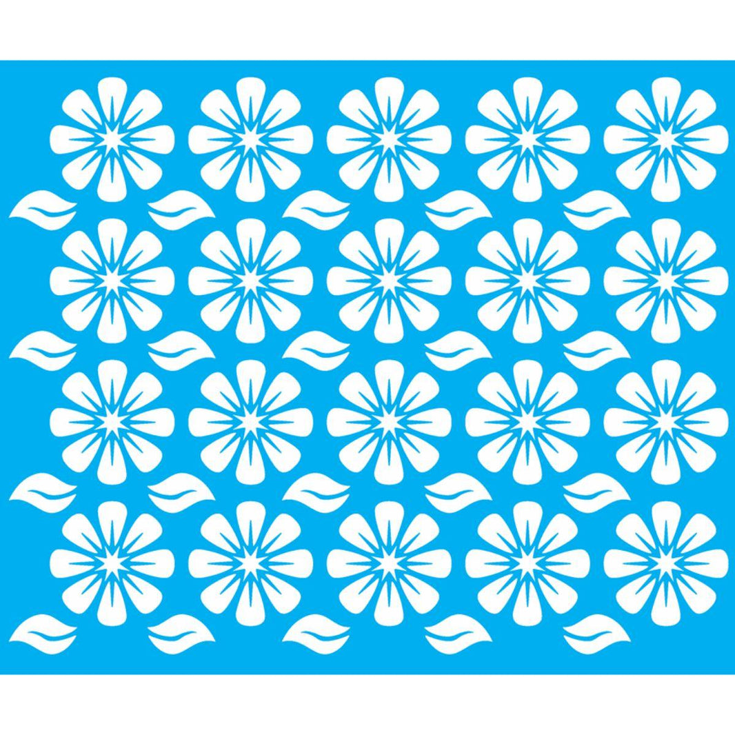 Stencil OPA 20x25 2970 Estamparia Flores Margaridas - Palácio da Arte
