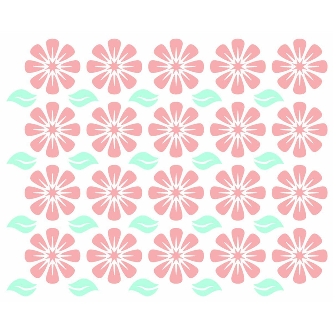 Stencil OPA 20x25 2970 Estamparia Flores Margaridas - Palácio da Arte
