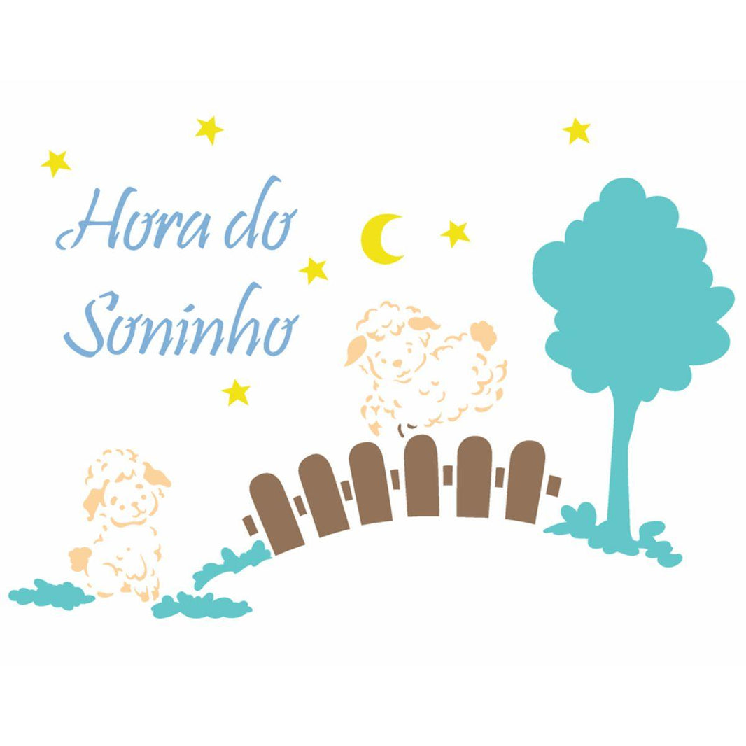 Stencil OPA 20x25 2977 Infantil Hora do Soninho - Palácio da Arte