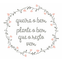 Stencil OPA 20x25 3021 Frase Queira o Bem - Palácio da Arte