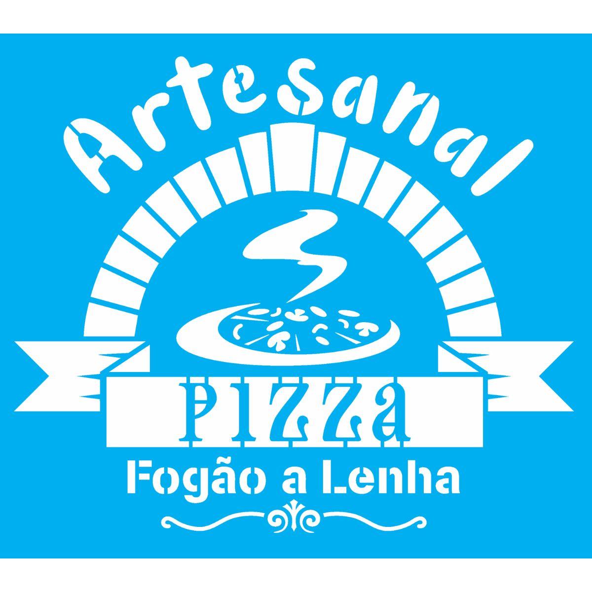 Stencil OPA 20x25 3112 Culinária Pizza - Palácio da Arte