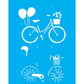 Stencil OPA 20x25 3166 Bicicleta Vintage - Palácio da Arte